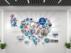 心形創(chuàng)意企業(yè)文化墻 打造員工風(fēng)采展示的數(shù)字文化新空間